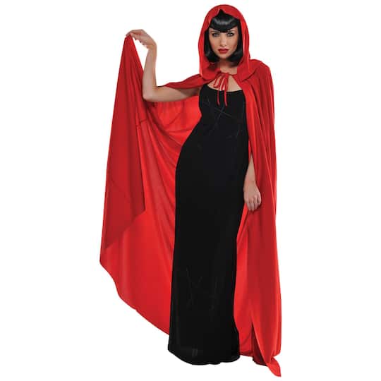 Hooded Red Cape Adult Costume